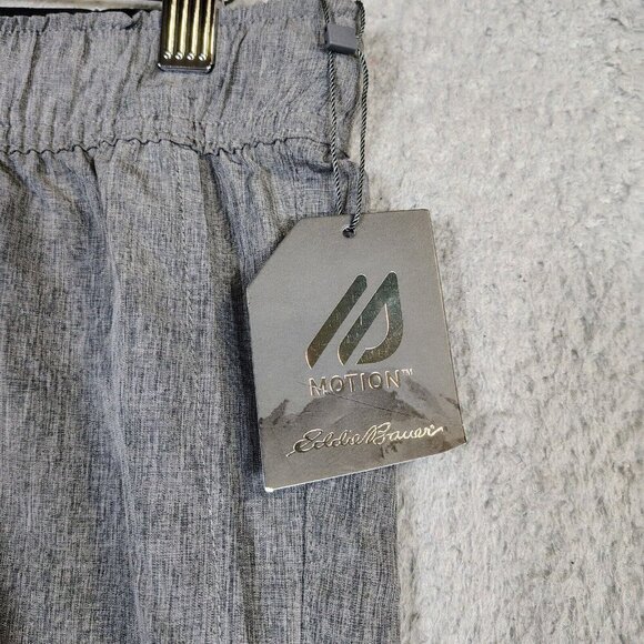 Eddie Bauer Motion Shorts Men's Small Heather Gray Woven 8" Inseam Outdoor NWT - Picture 4 of 13